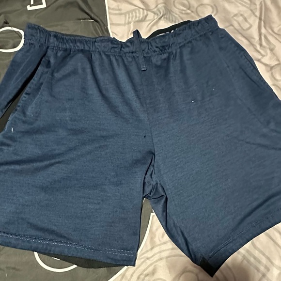 2 pair Russell Athletic Navy Blue & GreyMen's Shorts - Picture 1 of 6